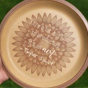 TAYLOR.SWIFT 》 I cry a lot ... lyric decorative plate